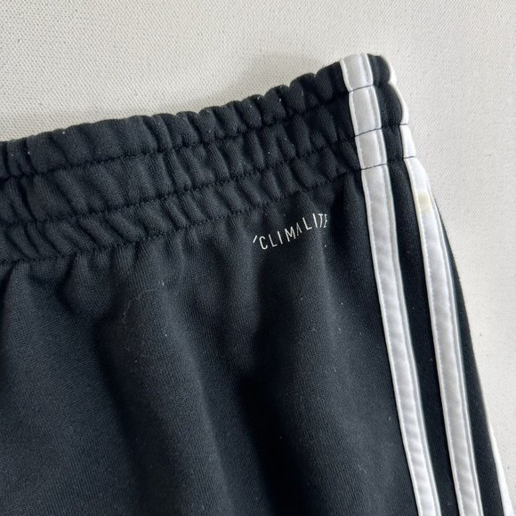 Adidas Sweatpants Black Climalite Fleece Graphic Logo Athletic Mens‎ Size Large - Picture 6 of 9